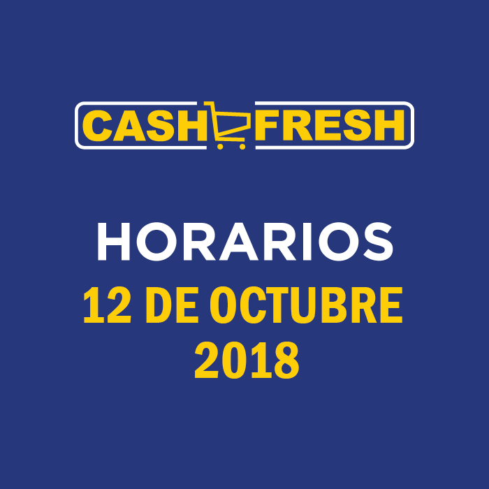 Horarios Festivos 12 Octubre 2018