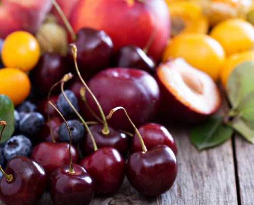 Alimentos frescos de primavera