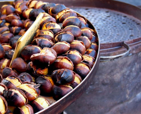 Castañas asadas