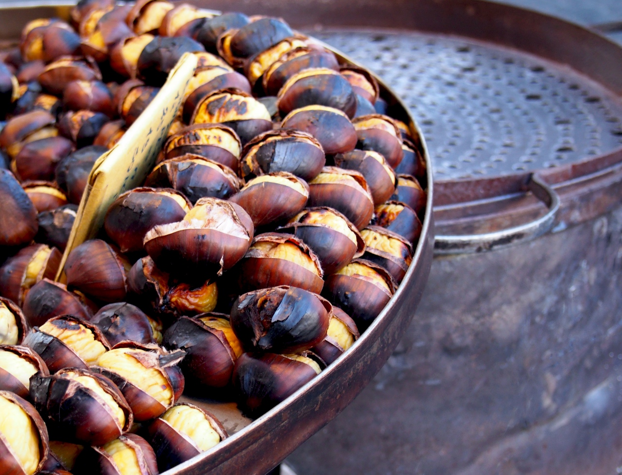 Castañas asadas