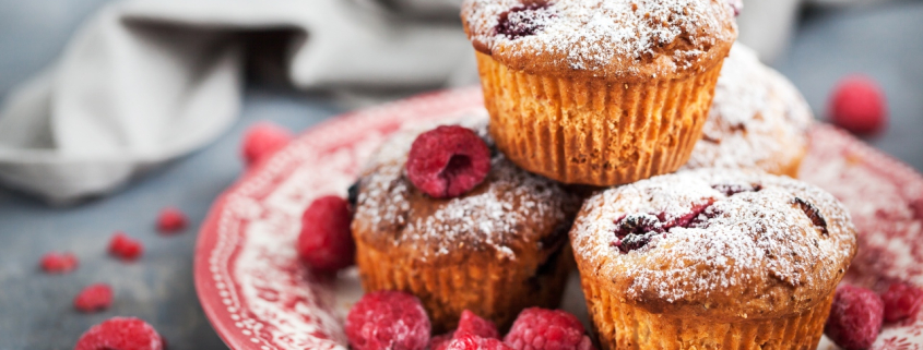 Muffins para aprovechar frutos rojos