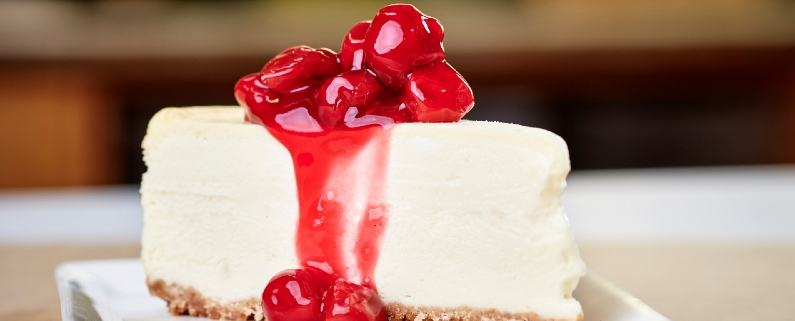 cheesecake con cerezas