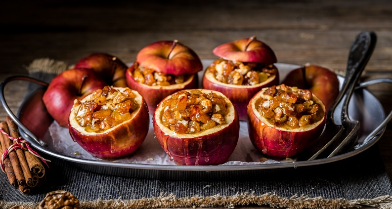 postres con fruta para navidad