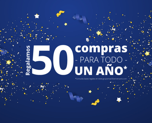 Regalamos 50 compras para todo un año