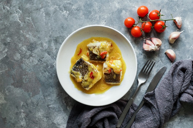 Platos con bacalao