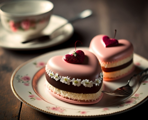 Postres caseros de San Valentín