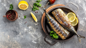 Caballa a la brasa