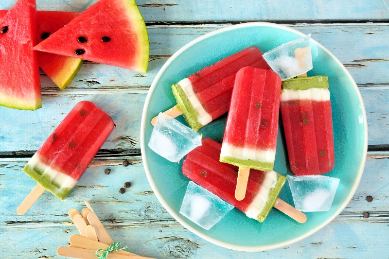Helados caseros con frutas de temporada