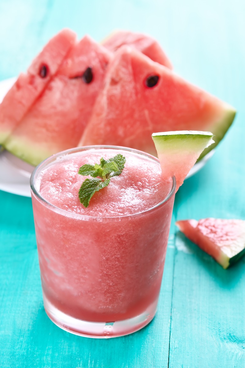 Helado de sandía para veganos
