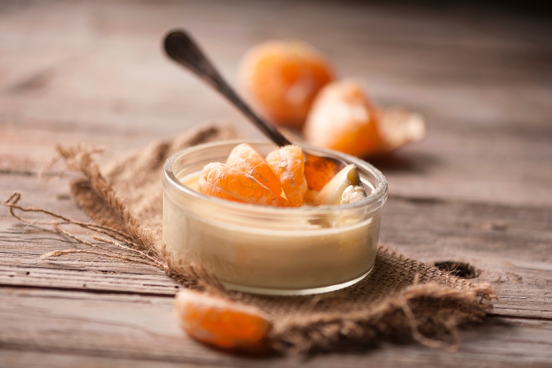 postres de navidad con frutas
