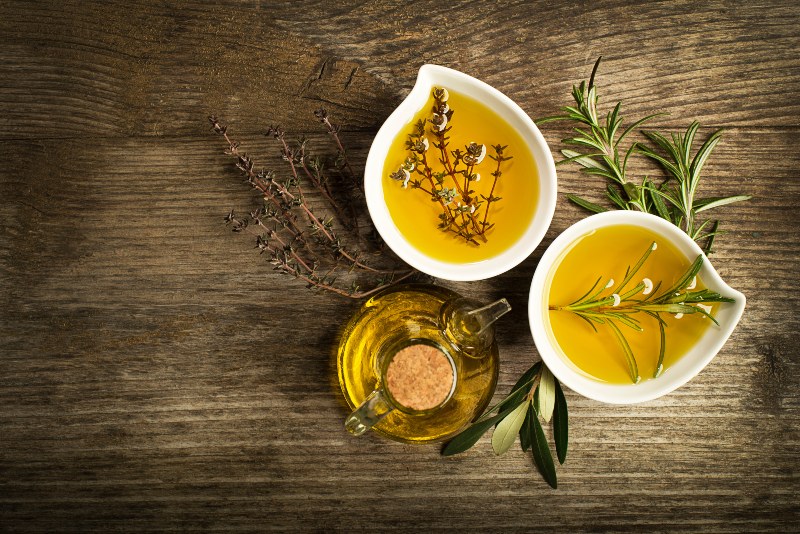 aceite de oliva: alimentos sin gluten