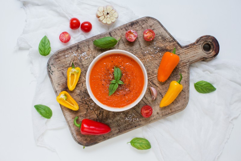 sopas frias de aprovechamiento