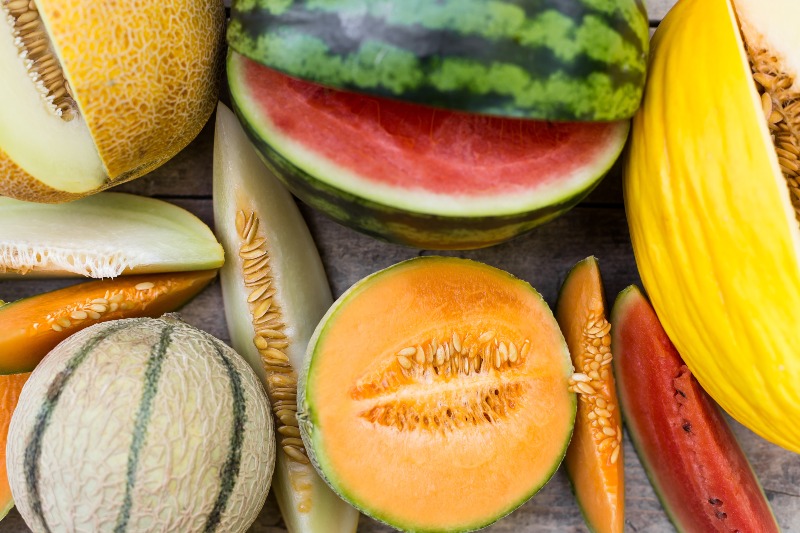 beneficios de la sandia y el melon