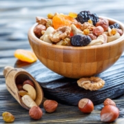 frutos secos de otoño