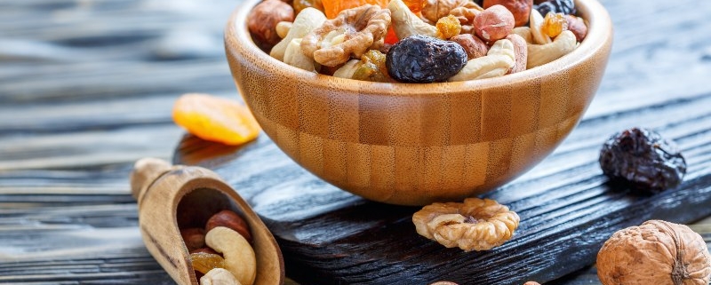 frutos secos de otoño