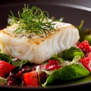 propiedades de las fresas y el bacalao