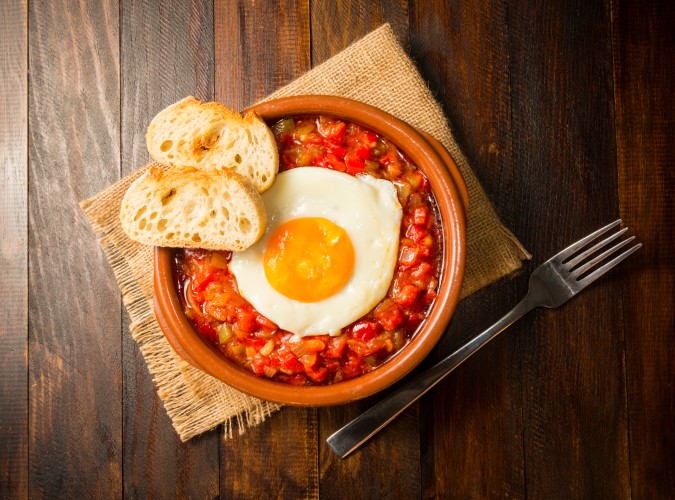 menu semanal con frescos de temporada